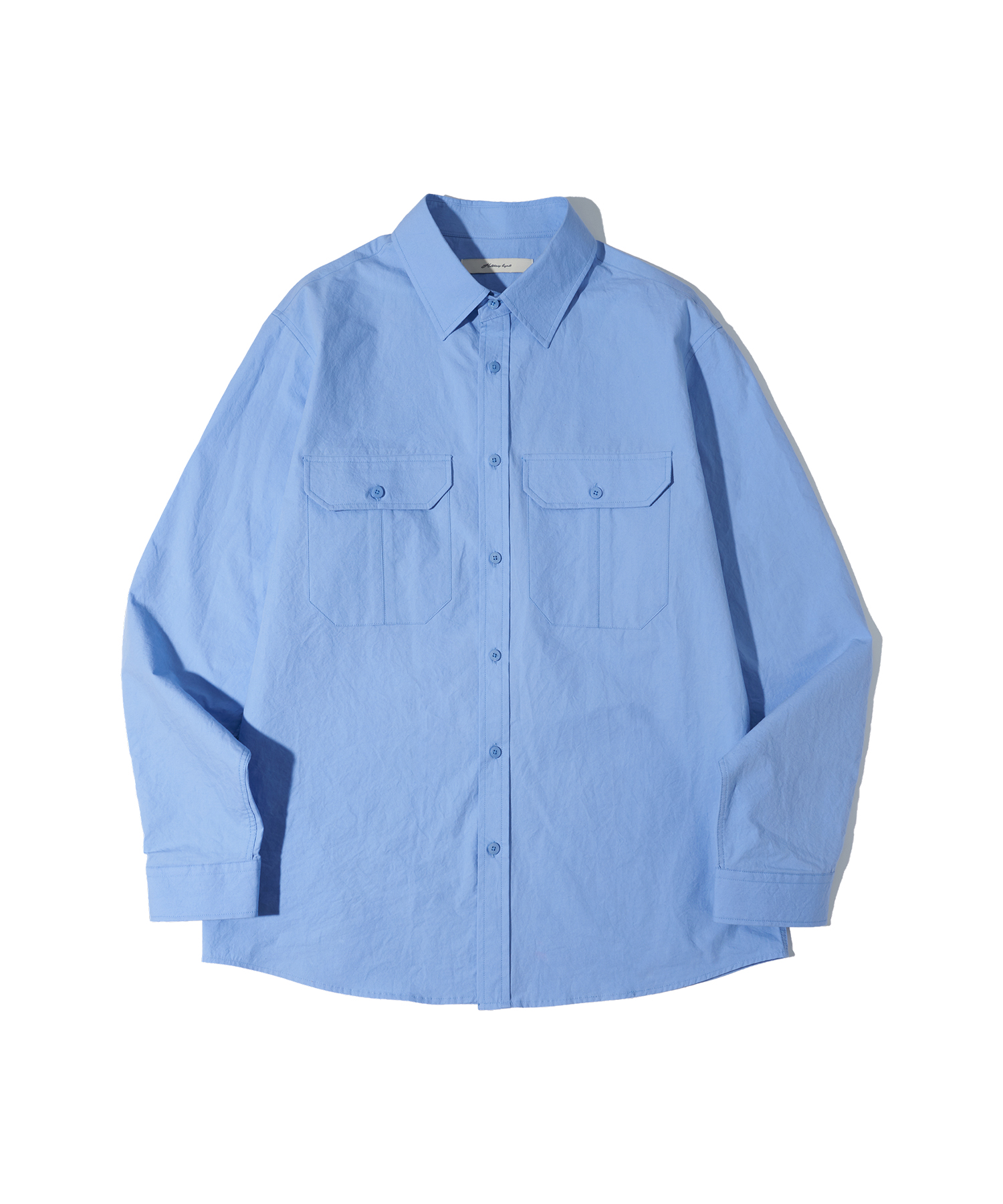 T20004 Big pocket shirt_Blue