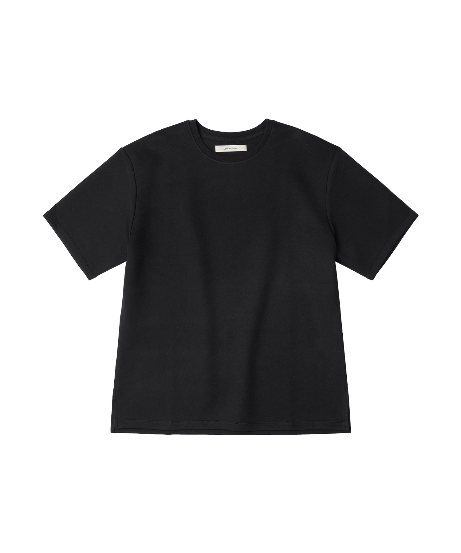 T20034 에센셜 루즈핏 반팔 티셔츠_Black