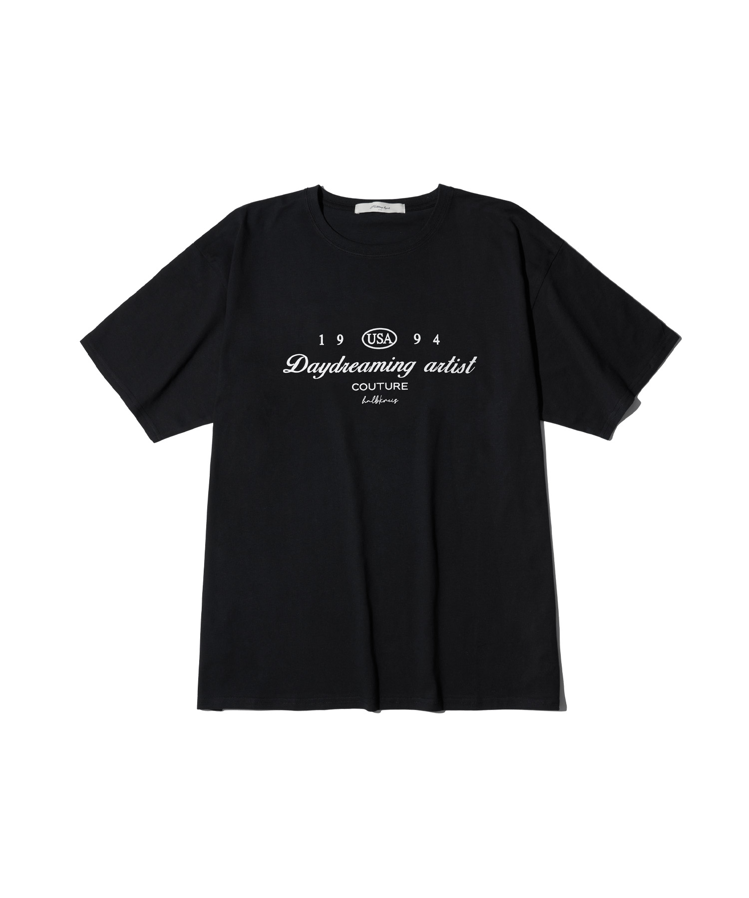 [5/22 예약발송]T20043 Daydreaming printing T-shirt_Black