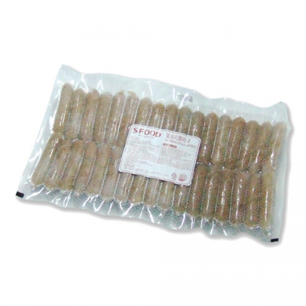 에쓰푸드 포크치폴라타 소시지 1kg (33入)