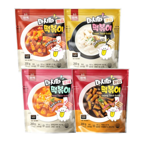 한맥 마시따 떡볶이 4종 [7+7+7+7]