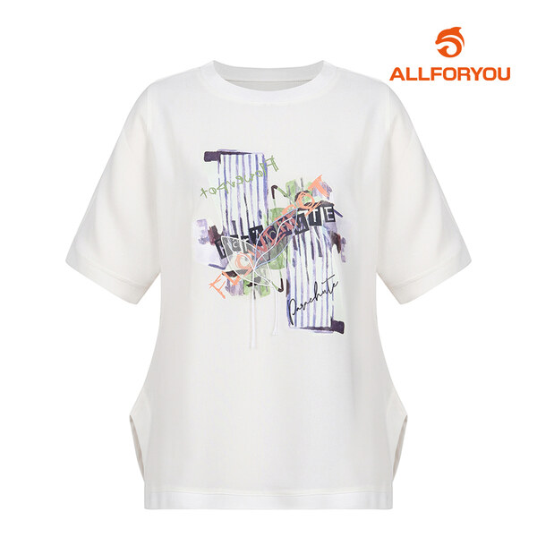 [올포유] 여성 반팔 티셔츠 ALTRK6136-100_G