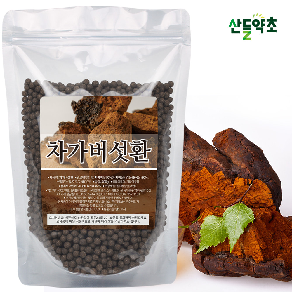 차가버섯환 400g 러시아산 차가버섯