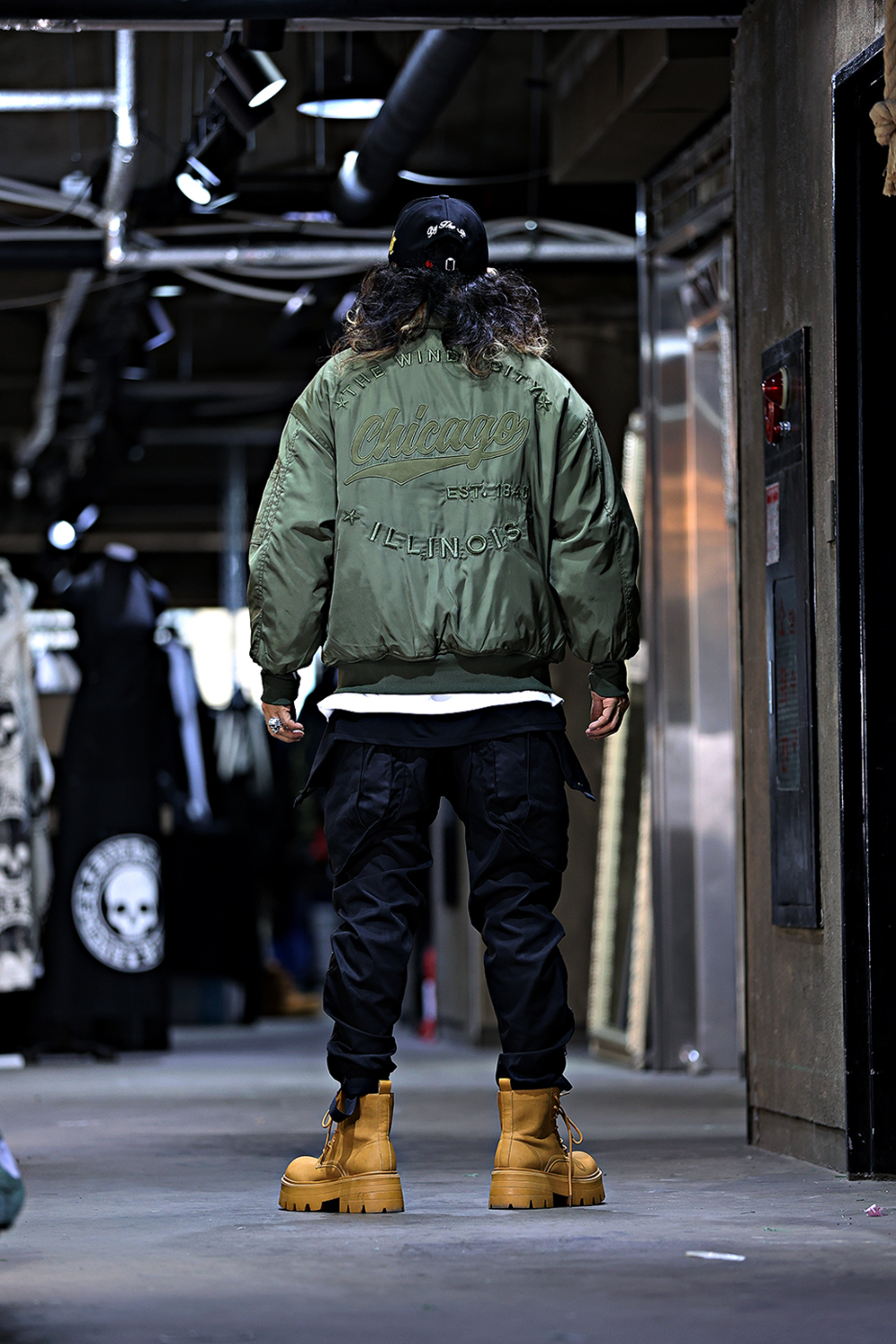 夾克 模特穿著形象-S18L15