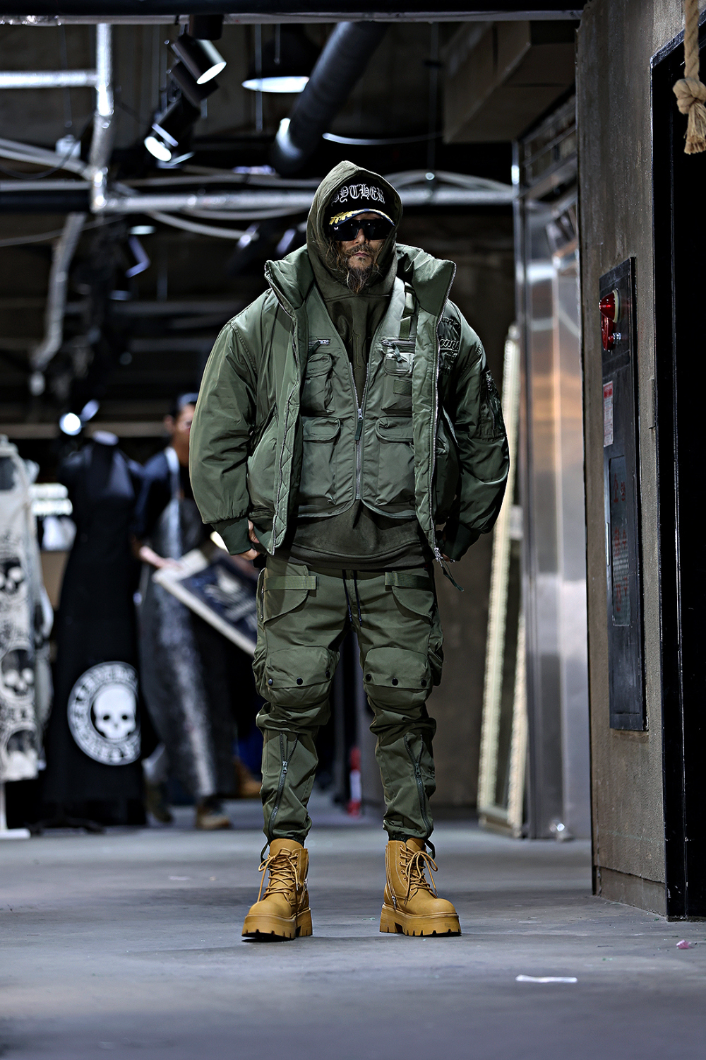 夾克 模特穿著形象-S18L26