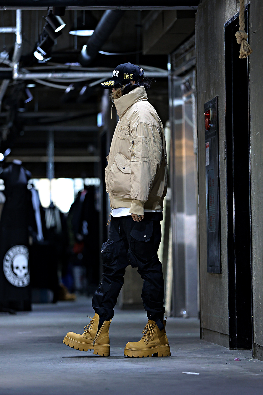 夾克 模特穿著形象-S18L22