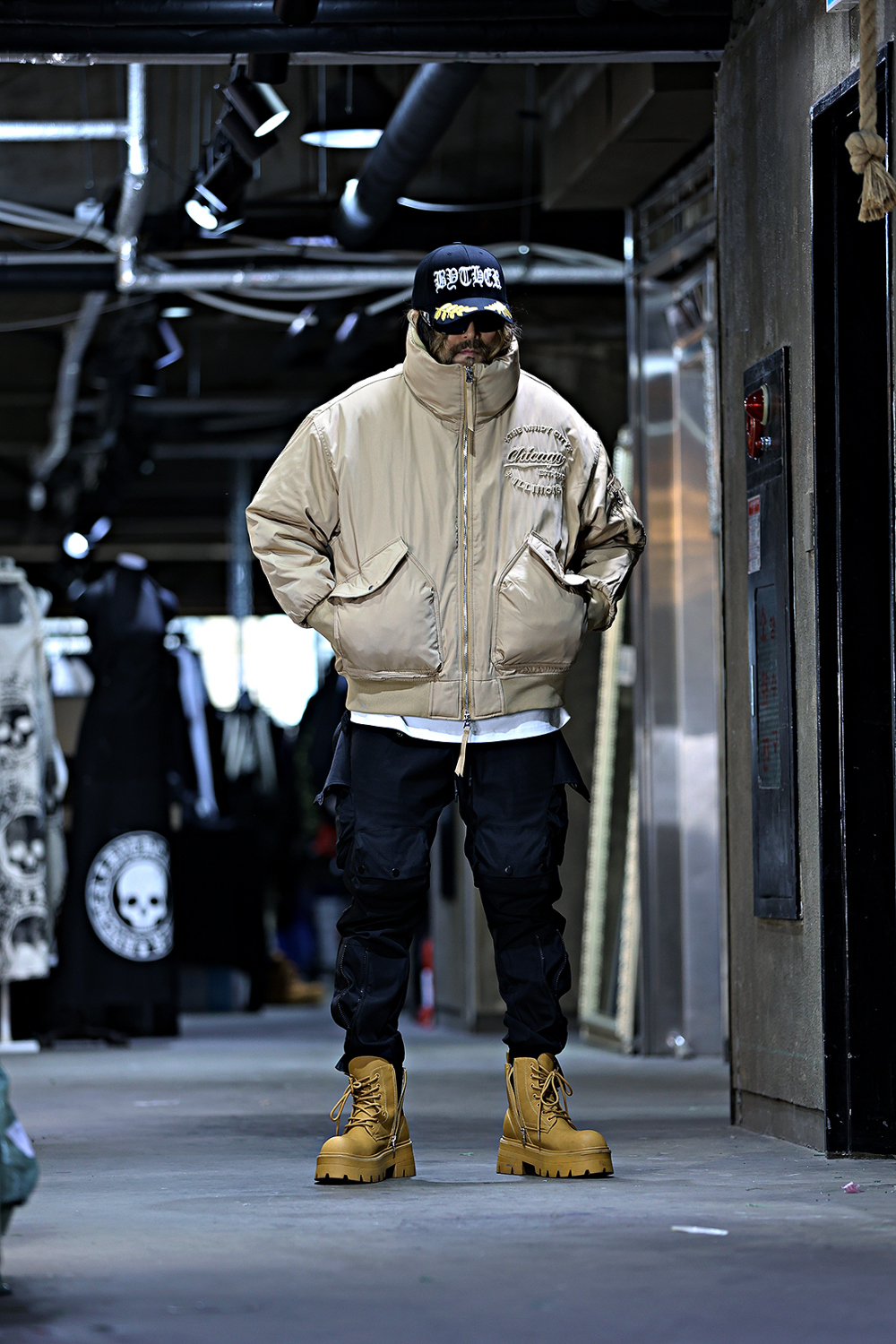 夾克 模特穿著形象-S18L18