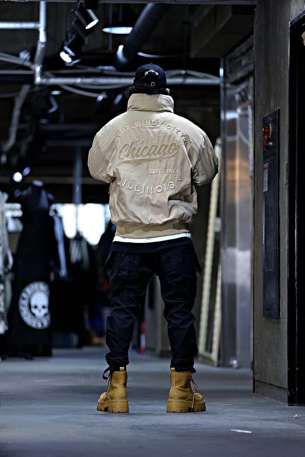 夾克 模特穿著形象-S18L23