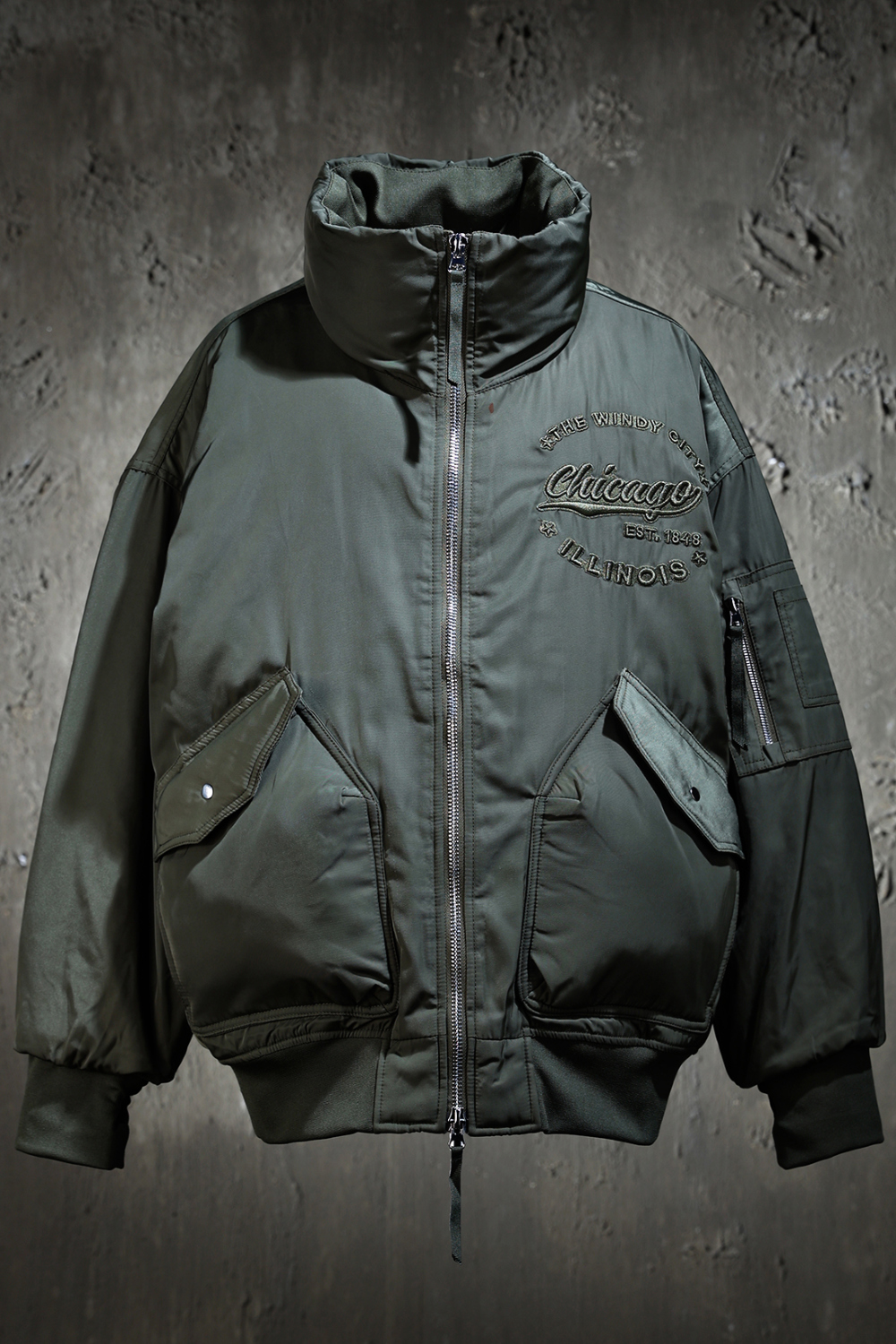 夾克 khaki 彩色圖像-S17L12