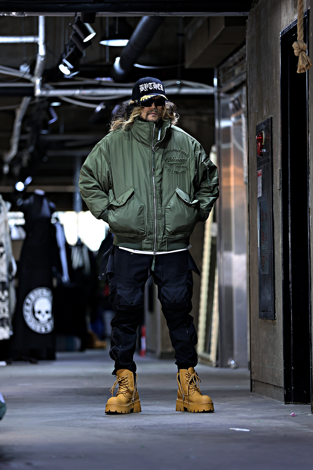 夾克 模特穿著形象-S18L11