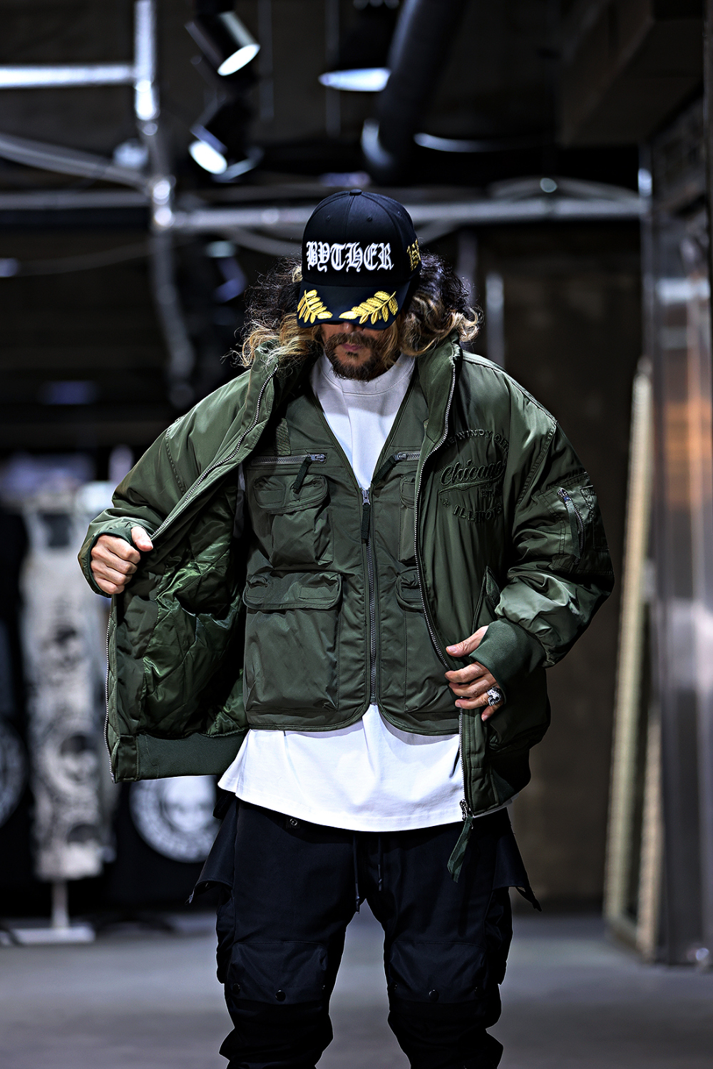 夾克 模特穿著形象-S18L17