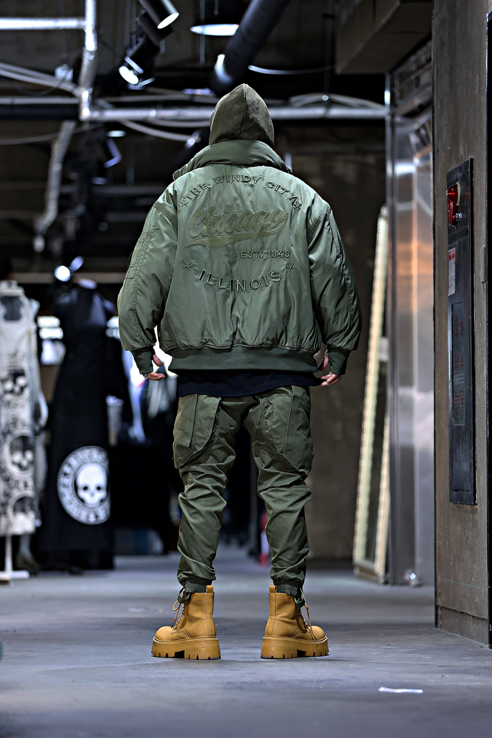 夾克 模特穿著形象-S18L31