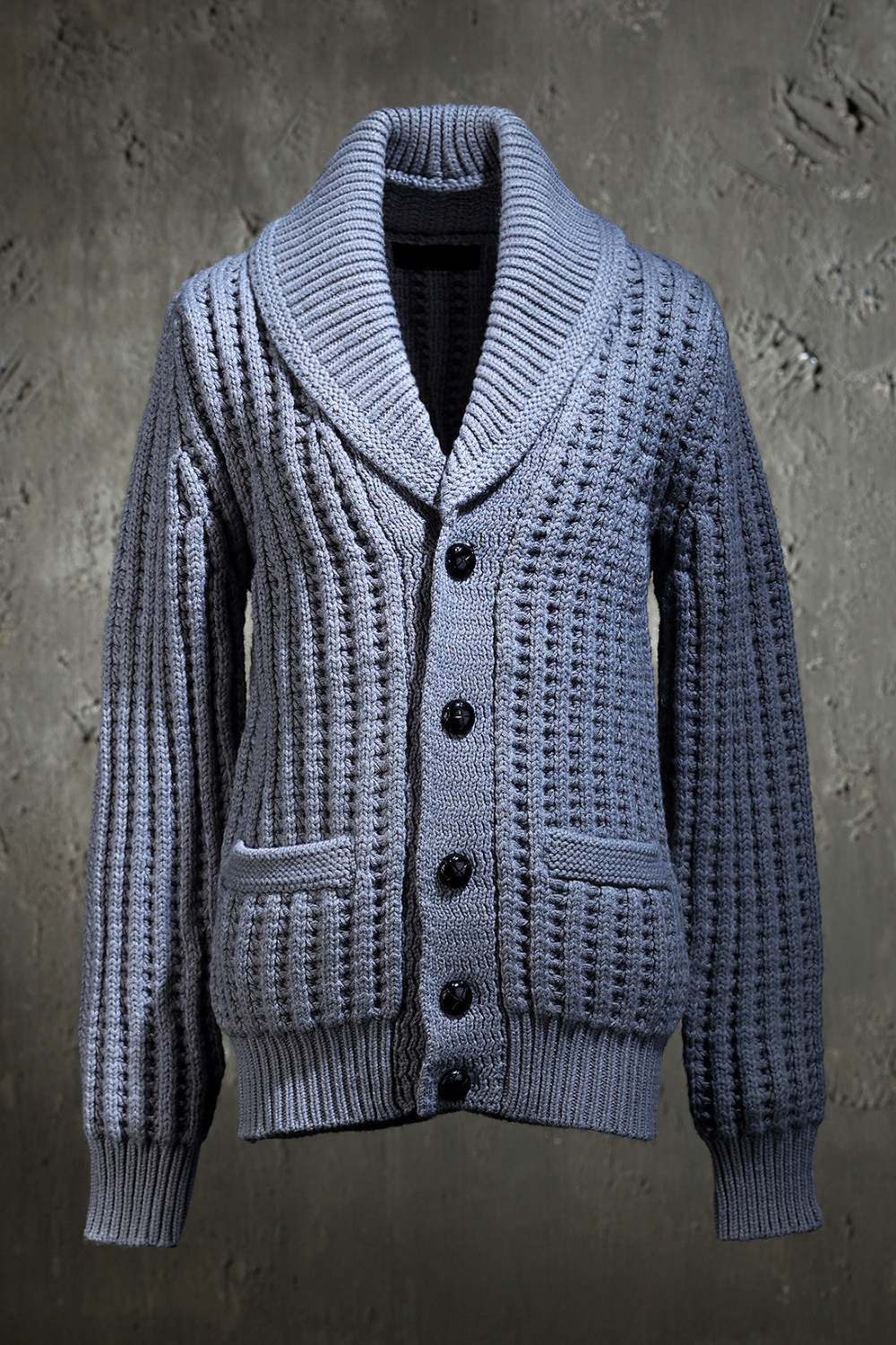 開襟衫 charcoal 彩色圖像-S22L9