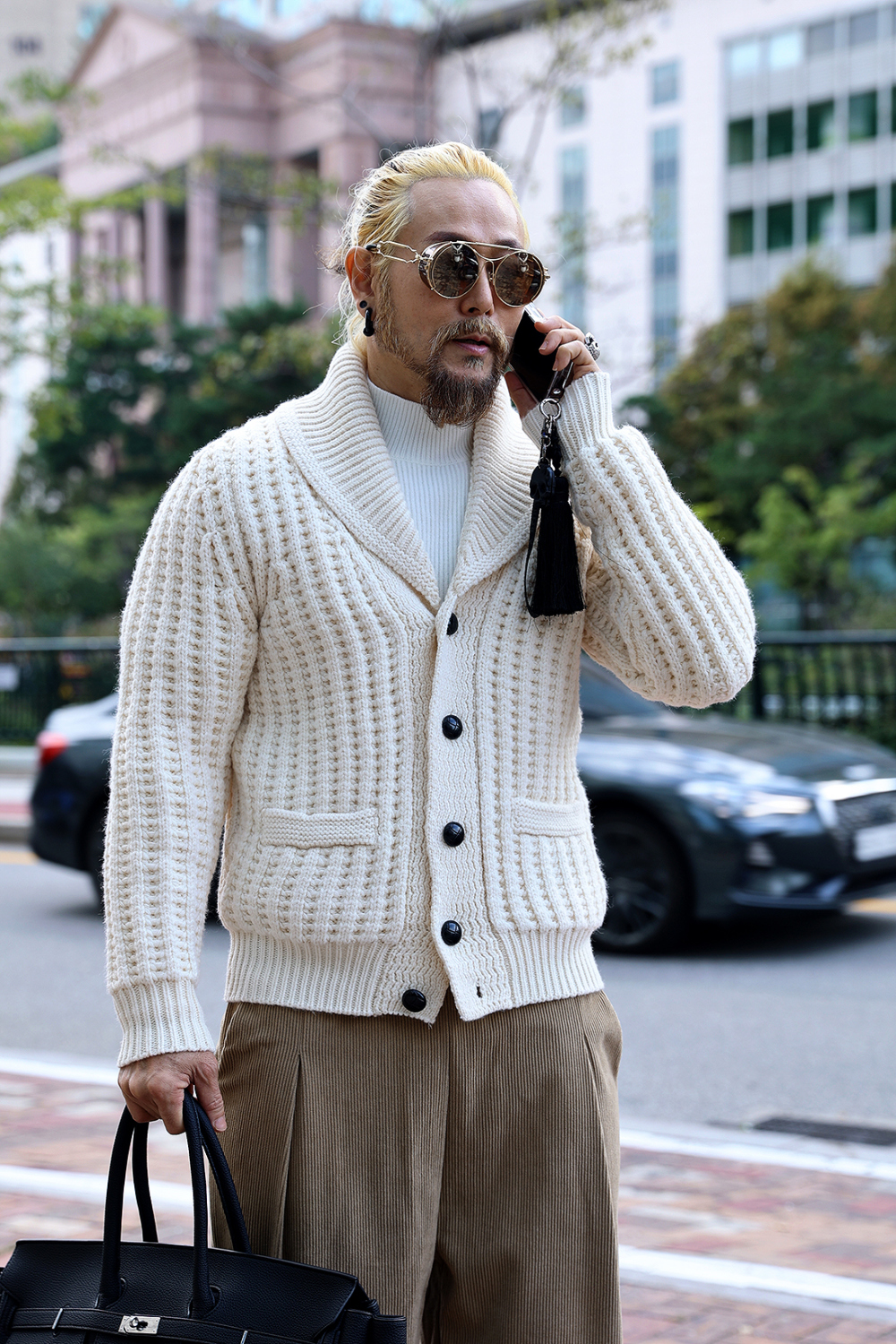 開襟衫 模特穿著形象-S24L3