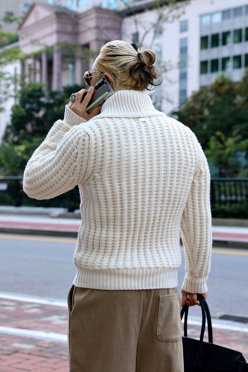 開襟衫 模特穿著形象-S24L5