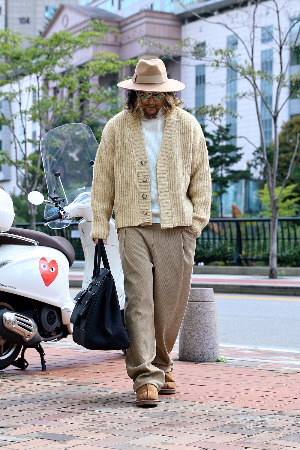 開襟衫 模特穿著形象-S20L1