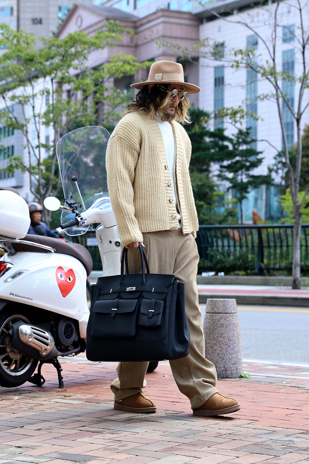 開襟衫 模特穿著形象-S20L5