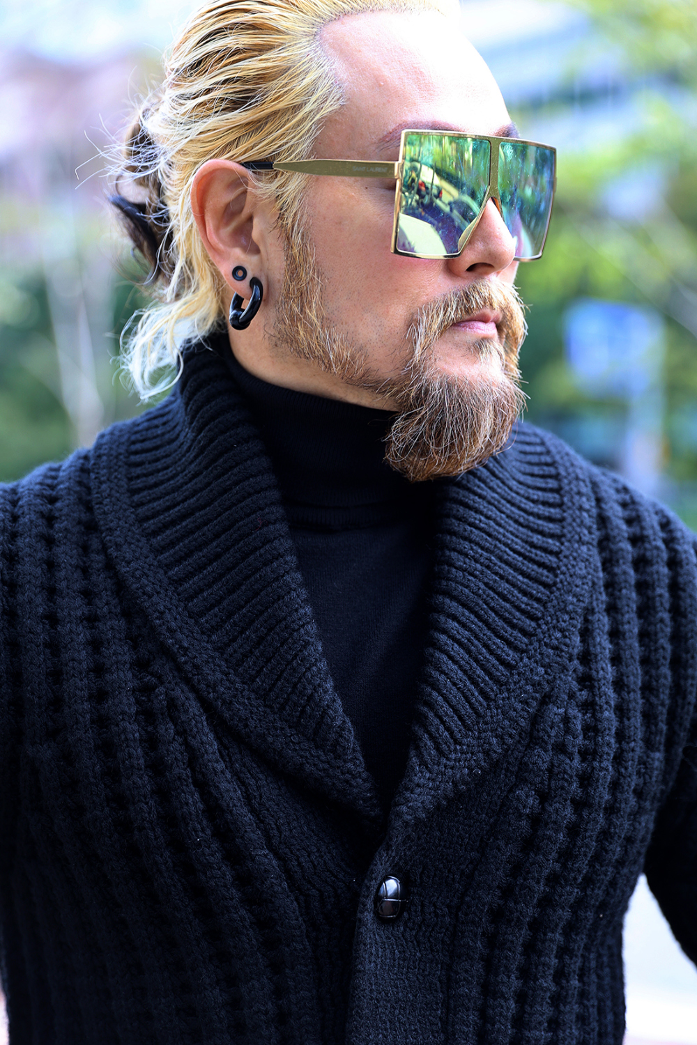 開襟衫 模特穿著形象-S24L16