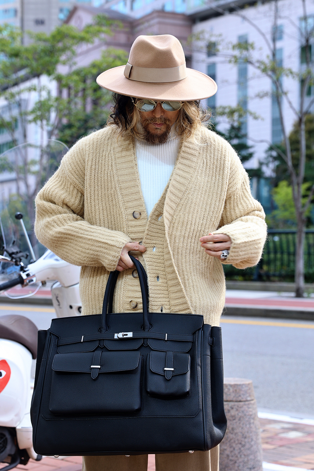 開襟衫 模特穿著形象-S20L3