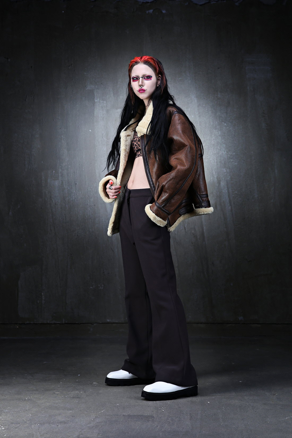 夾克 模特穿著形象-S1L35