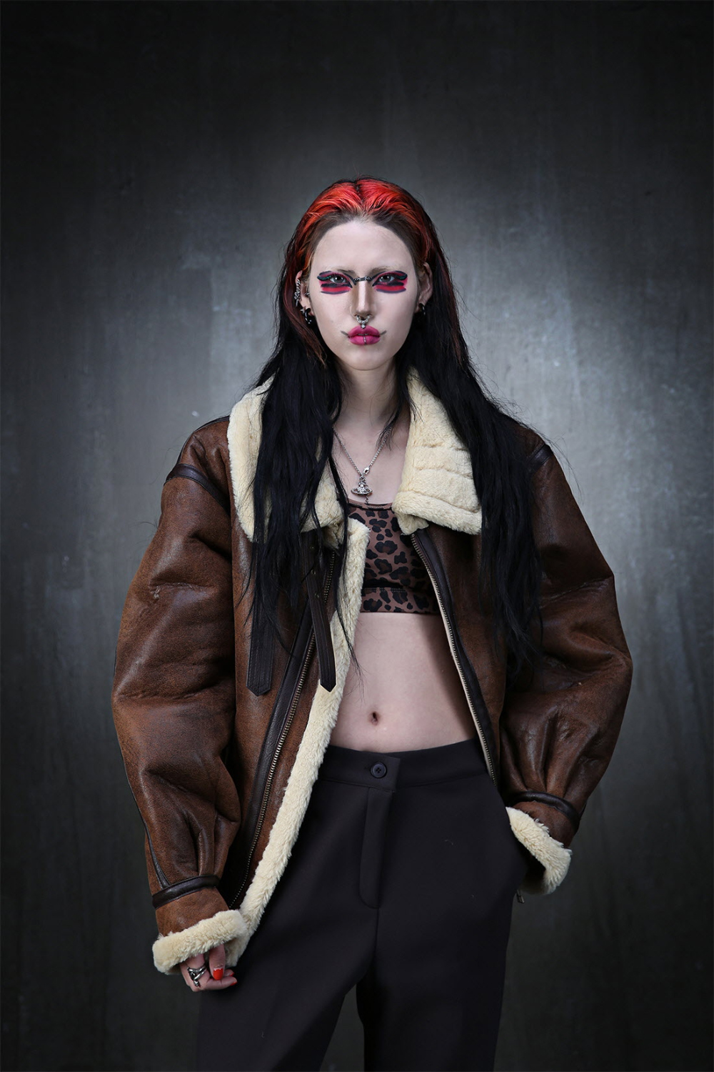 夾克 模特穿著形象-S1L37