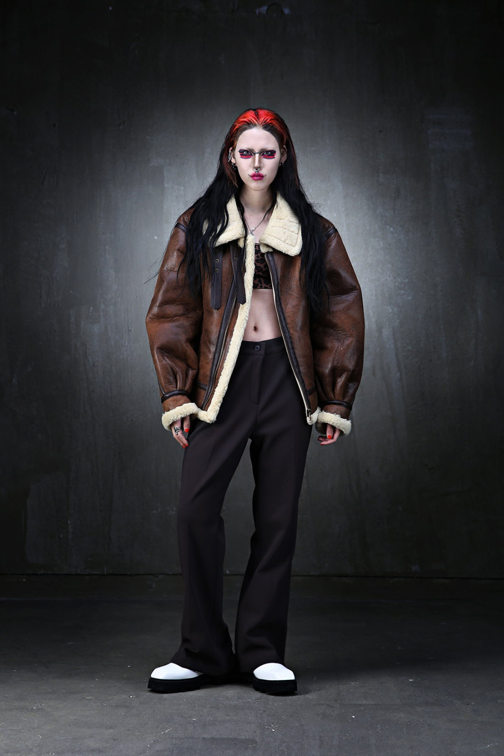 夾克 模特穿著形象-S1L34