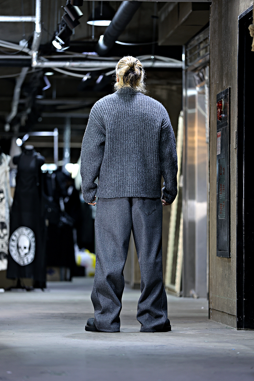 開襟衫 模特穿著形象-S21L5