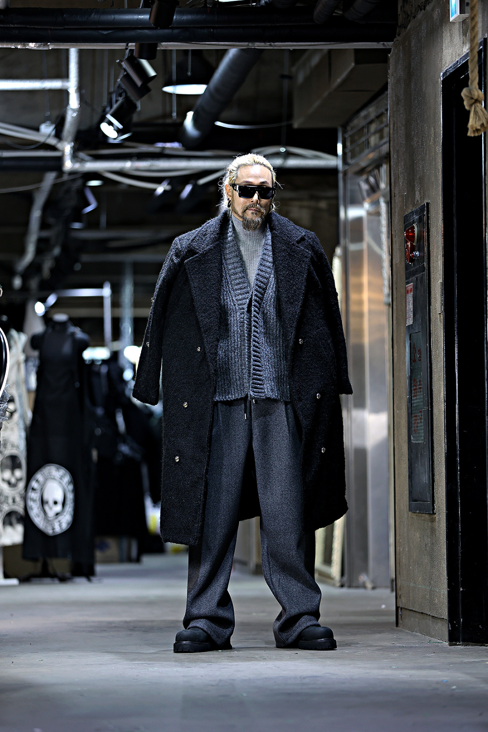 開襟衫 模特穿著形象-S21L6