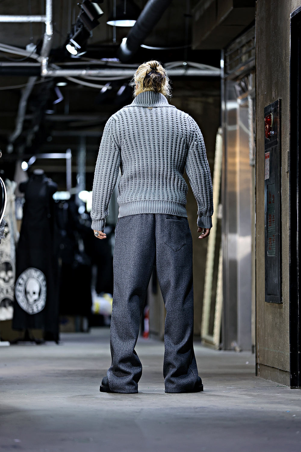 開襟衫 模特穿著形象-S32L5