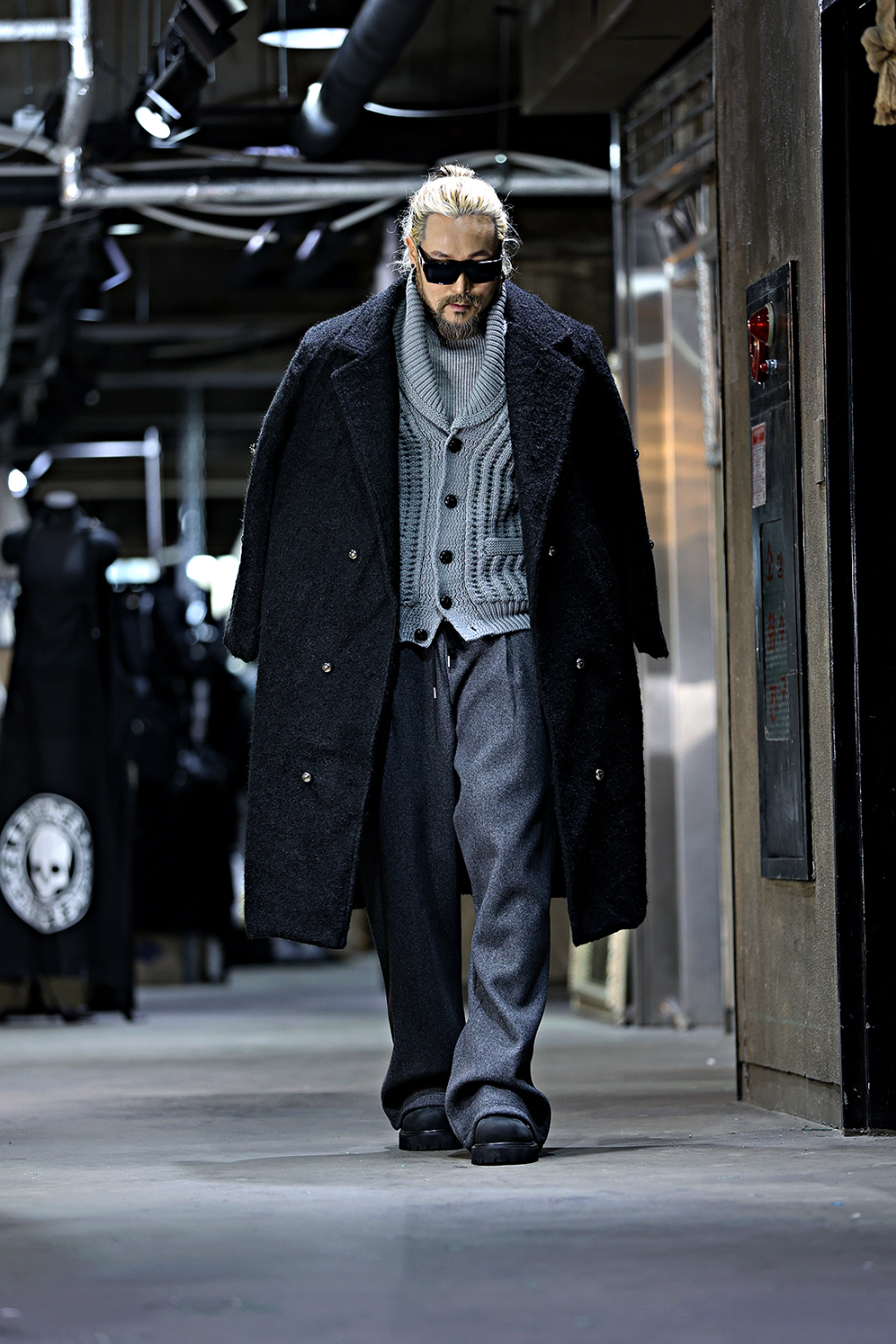 開襟衫 模特穿著形象-S32L6