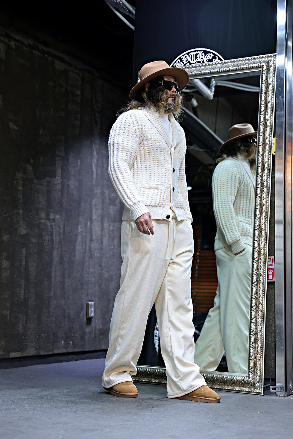 開襟衫 模特穿著形象-S33L4