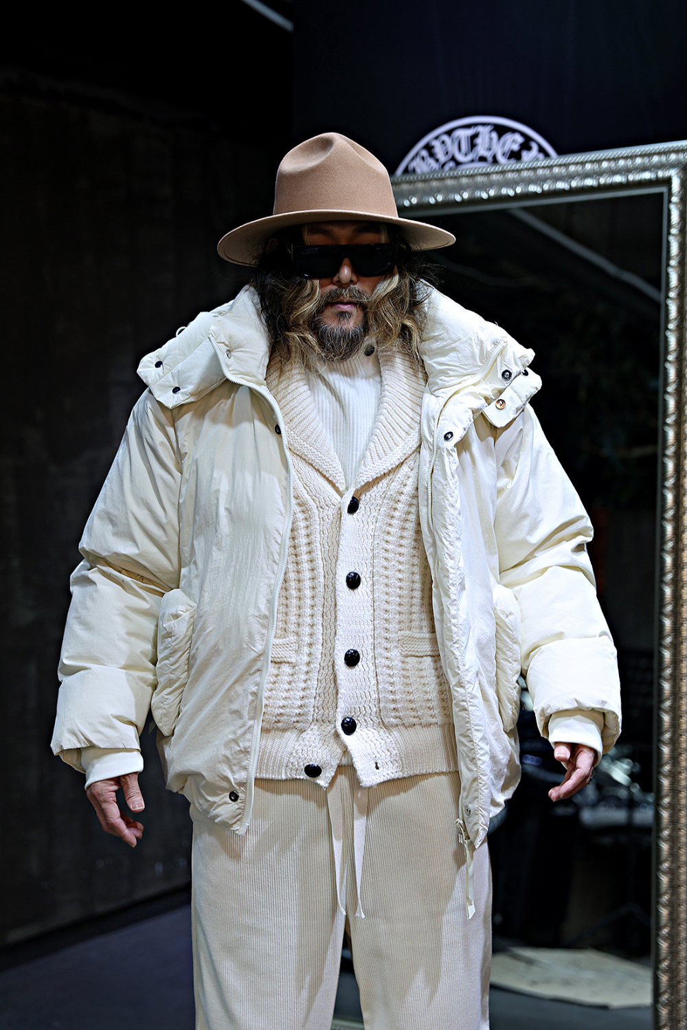 開襟衫 模特穿著形象-S33L9