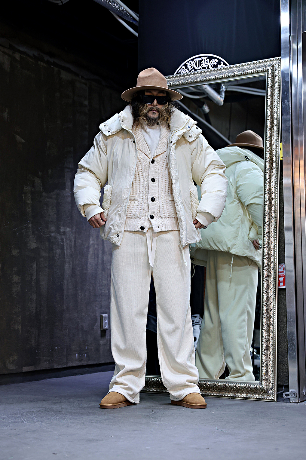 開襟衫 模特穿著形象-S33L8