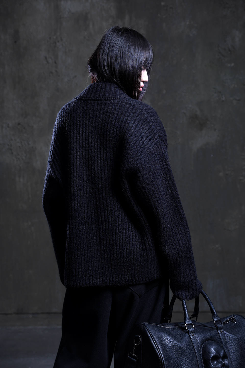 開襟衫 模特穿著形象-S22L4