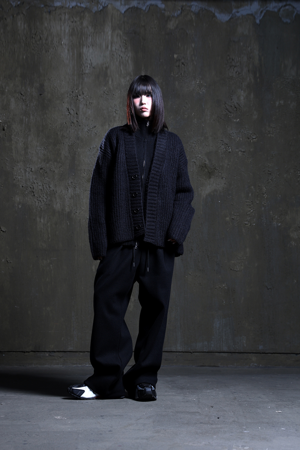 開襟衫 模特穿著形象-S22L5