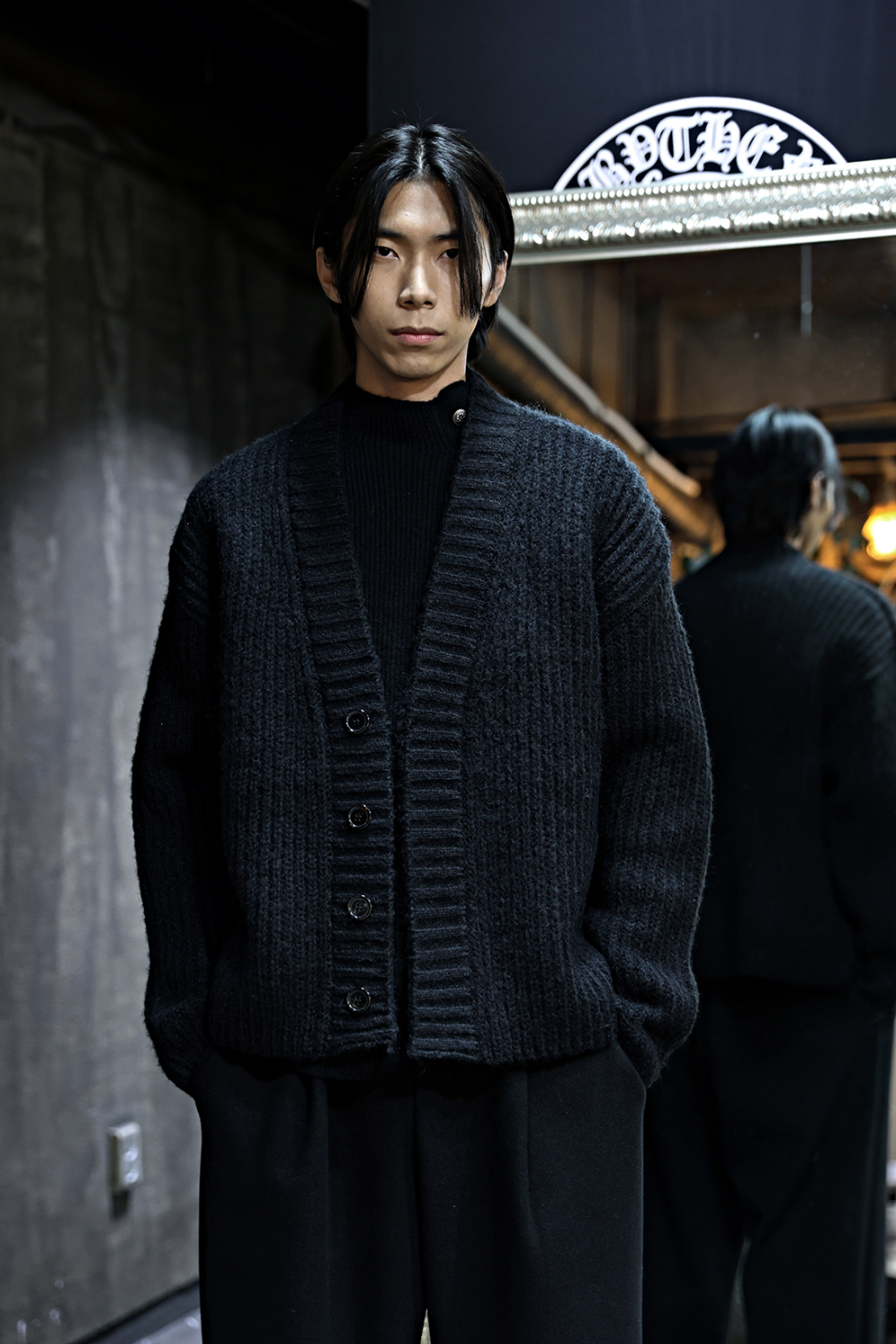 開襟衫 模特穿著形象-S24L3