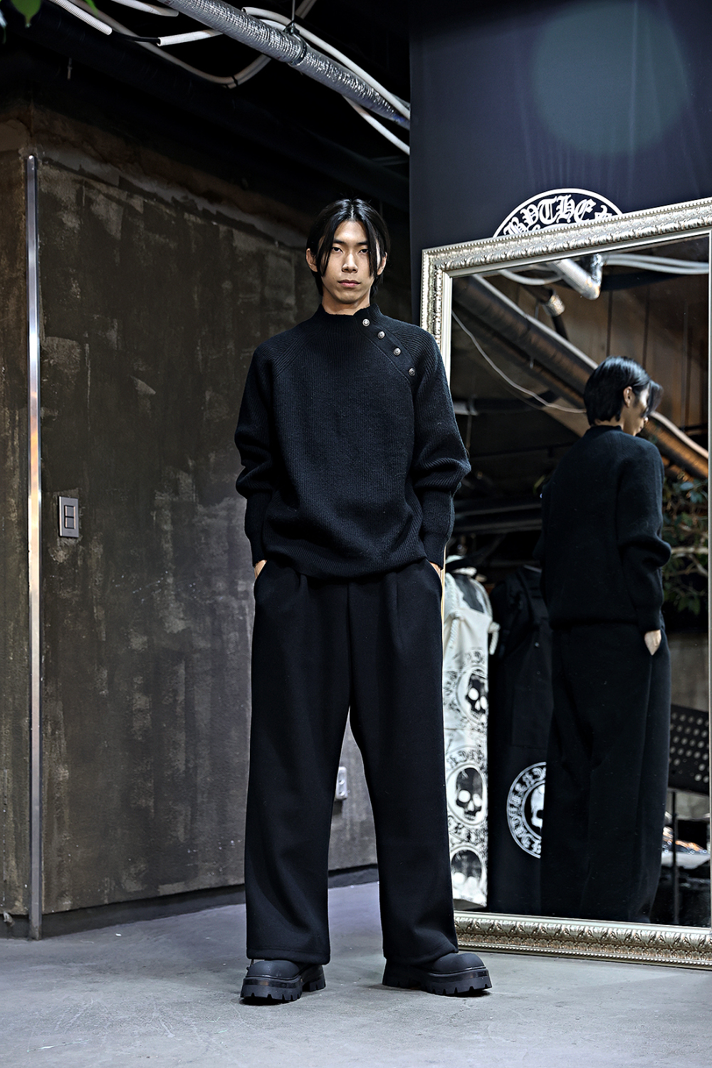 褲子 模特穿著形象-S23L2