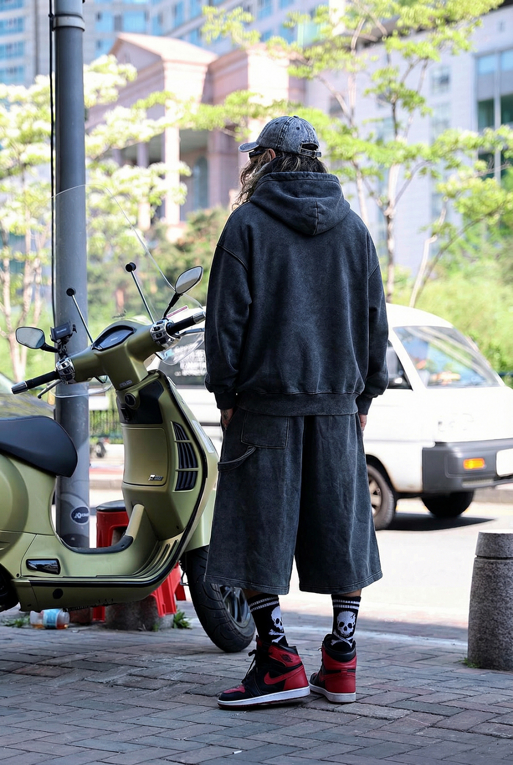 迷你裙 模特穿著形象-S19L5