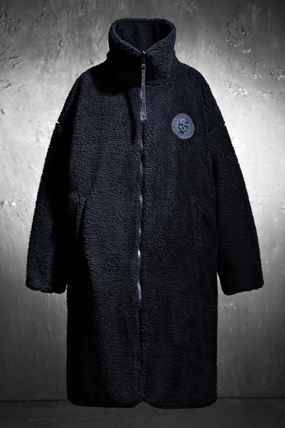 coat charcoal color image-S1L97