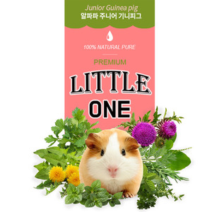 리틀원 내츄럴 퓨어 쥬니어 기니피그 펠렛1.2kg, 건초함량80%이상