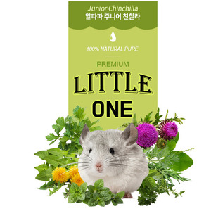 리틀원 내츄럴 퓨어 쥬니어 친칠라펠렛1.2kg, 건초함량80%이상