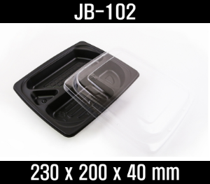 빠른배송 정품 JB-102 400개 검정 흑색 4칸 도시락 jb102 jb 102 4칸도시락 편의점도시락 배달도시락 덮밥용기 도시락용기 반찬용기 밥용기 HR도시락용기 밥포장 볶음밥포장 덮밥포장 반찬포장