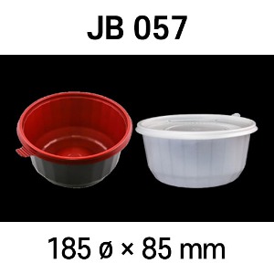 빠른배송 정품 JB 057 185 Ø 삼계탕 대 JB057 300개셋트 185파이  탕용기 185  원형용기 전자렌지사용 국포장 찌개포장 삼계탕용기 국용기 원형죽용기