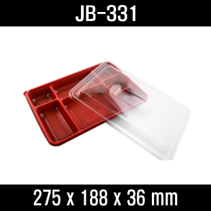 세트상품(몸통+뚜껑) JB-331 300개 7칸 도시락 jb331