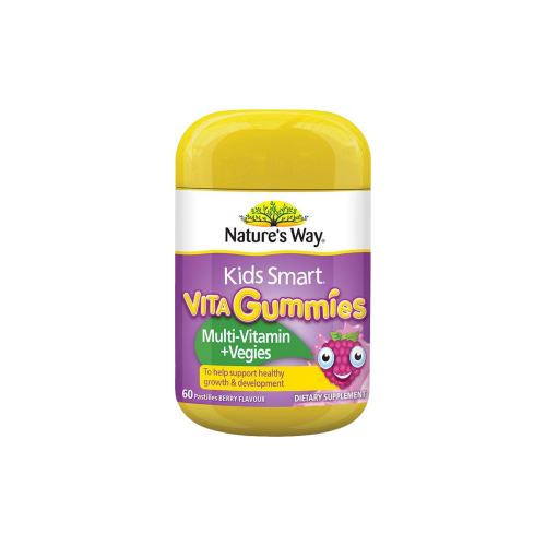 Nature&#039;s Way Kids Smart Vita Gummies Multi Vitamin + Vegies 60 Gummies (Exp.09/24)