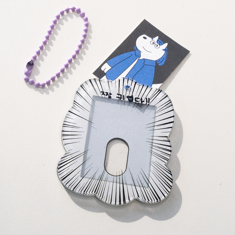 アクリルキーホルダーIDCardカードホルダー