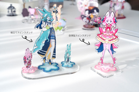 くるくる スピンアクスタ 回れるアクリルスタンド