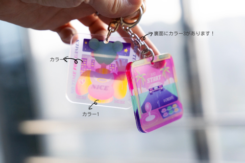 UNDER5 例えば炎 アクリルキーホルダー 例えば炎 アクリルキーホルダー