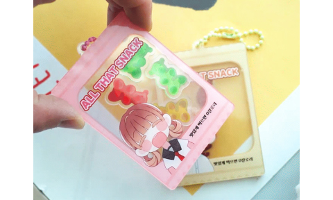 アクリルシェイカーキーホルダー シャカシャカ