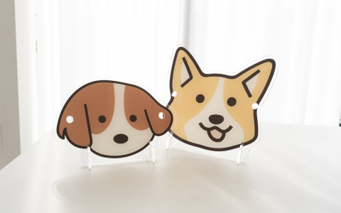 オリジナルアクリル眼鏡スタンド